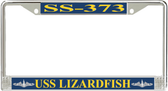 USS Lizardfish SS-373 License Plate Frame