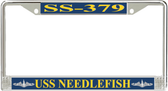 USS Needlefish SS-379 License Plate Frame