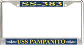 USS Pampanito SS-383 License Plate Frame
