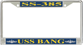 USS Bang SS-385 License Plate Frame