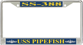 USS Pipefish SS-388 License Plate Frame