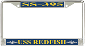 USS Redfish SS-395 License Plate Frame