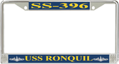 USS Ronquil SS-396 License Plate Frame