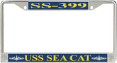 USS Sea Cat SS-399 License Plate Frame