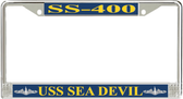 USS Sea Devil SS-400 License Plate Frame