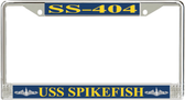 USS Spikefish SS-404 License Plate Frame