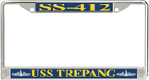 USS Trepang SS-412 License Plate Frame