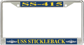 USS Stickleback SS-415 License Plate Frame