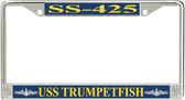 USS Trumpetfish SS-425 License Plate Frame