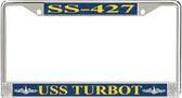 USS Turbot SS-427 License Plate Frame