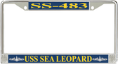 USS Sea Leopard SS-483 License Plate Frame