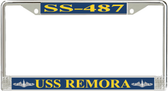 USS Remora SS-487 License Plate Frame