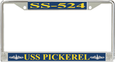 USS Pickerel SS-524 License Plate Frame