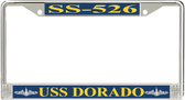 USS Dorado SS-526 License Plate Frame