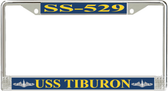 USS Tiburon SS-529 License Plate Frame