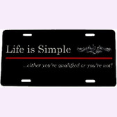 Life is Simple Submariner Auto Tag