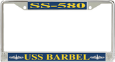 USS Barbel SS-580 License Plate Frame