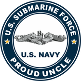 US Submarine Force Pround Uncle Decal
