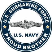 US Submarine Force Proud Brother Decal
