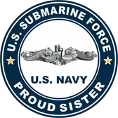 US Submarine Force Proud Sister Decal