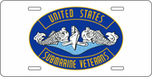 United States Submarine Veterans Auto Tag