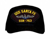 USS Santa Fe SSN-763 Blue Water ( Silver Dolphins ) Submarine Enlisted Cap