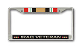 Iraq Veteran License Plate Frame