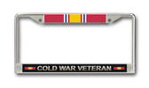 Cold War Veteran License Plate Frame