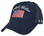 United States American Flag Navy Blue Ball Cap