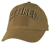 Retired Coyote Brown Cap with Hook and Loop Front