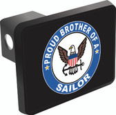 Proud Brother of a Sailor Trailer Hitch Cover