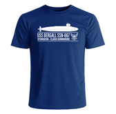 USS Bergall SSN-667 T-Shirt