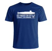 USS Finback SSN-670 T-Shirt