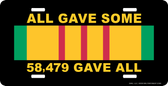 All Gave Some 58479 Gave All License Plate