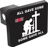 All Gave Some Fallen Soldier Memorial WWII Victory Hitch Cover