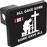 All Gave Some Fallen Soldier Memorial Afghanistan Veteran Hitch Cover