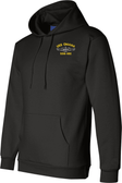 USS Omaha SSN-692 with Dolphins Embroidered Hoodie