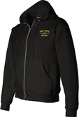 USS Kete Ss 369 SS-369 with Dolphins Embroidered Zippered Hoodie