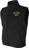 USS Illinois SSN-786 with Dolphins Embroidered Fleece Vest