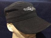 Military Style Cap with Dolphins