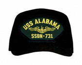 USS Alabama SSBN-731 (Gold Dolphins) Submarine Officers Cap