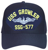 USS Growler SSG-577 (Silver Dolphins) Submarine Enlisted Cap