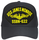USS James Monroe SSBN-622 (Gold Dolphins) Submarine Officer Cap