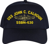 USS John C. Calhoun SSBN-630 (Gold Dolphins) Custom Embroidered Cap