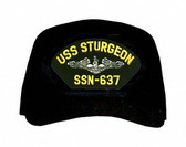 USS Sturgeon SSN-637 ( Silver Dolphins ) Submarine Enlisted Custom Embroidered Cap
