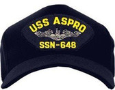 USS Aspro SSN-648 (Silver Dolphins) Submarine Enlisted Direct Embroidered Cap
