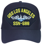 USS Los Angeles SSN-688 Blue Water (Silver Dolphins) Submarine Enlisted Cap