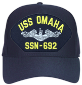 USS Omaha SSN-692 (Silver Dolphins) Submarine Enlisted Cap