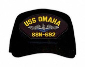 USS Omaha SSN-692 Blue Water (Silver Dolphins) Submarine Enlisted Cap