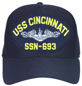 USS Cincinnati SSN-693 ( Silver Dolphins ) Submarine Enlisted Cap